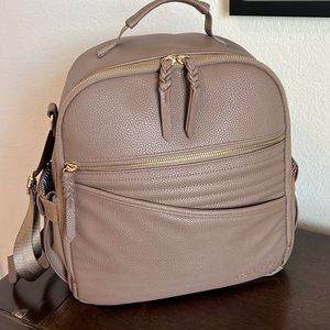 Rad Rev the 1 full size backpack diaper bag color Taupe